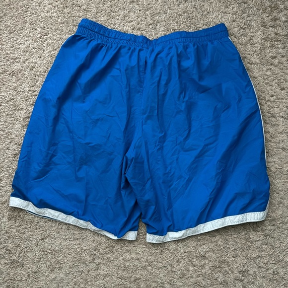 EUC Men’s Nike Blue/White Polyester Gym Work-out Shorts Size XXL - Picture 4 of 6